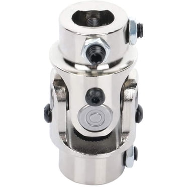 Chrome Universal Steering U-Joint – 1-48 Spline X 3/4" DD, 35° Angle, 4000rpm, Buymachineryparts