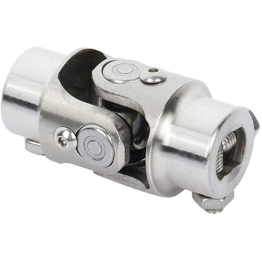 Stainless Steel 1 DD X 3/4 DD Chrome Single U-Joint Steering Shaft