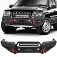 thumbnail image 1 of SCITOO Steel Front Bumper fit for 1999-2004 for Jeep Grand Cherokee Bumper,W/Winch Plate, D-Rings and License Plate Lights(Texture Black), 1 of 5
