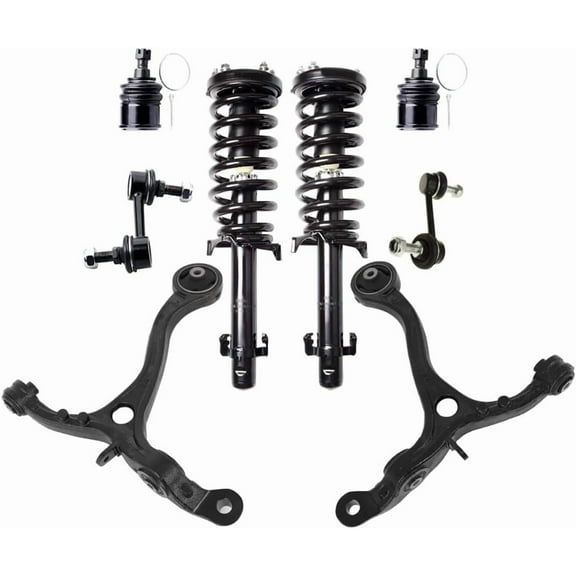 SCITOO Strut Shock for 2008-2012 for Honda for Accord Front Complete Struts Assembly Control Arm and Ball Joint Assembly Ball Joint Stabilizer Bar Link - 8pcs