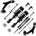 thumbnail image 1 of SCITOO Strut Shock for Ford Mustang 2005-2009 , Complete Struts Assembly Control Arm and Ball Joint Assembly shock absorber Stabilizer Bar Link Kit Tie Rod End wheel hub 14PCS, 1 of 7