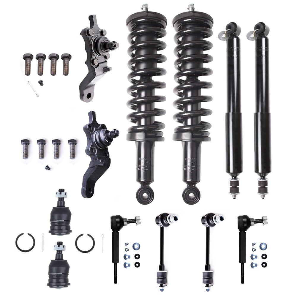 SCITOO Strut Shock for 1996-2002 for Toyota 4Runner Front Complete Strut Spring Assembly Rear shock basorber Stabilizer Bar Link Ball Joint 12PCS