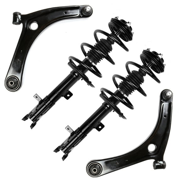 SCITOO Strut Shock for Dodge Caliber 2007-2012 , Complete Struts Assembly Control Arm and Ball Joint Assembly 4PCS