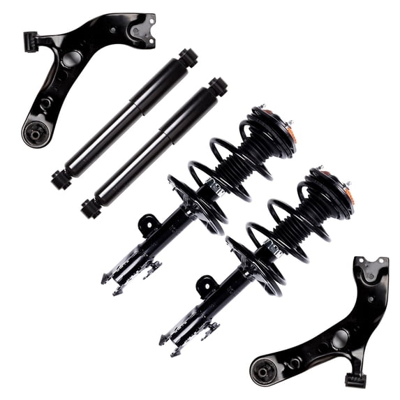 SCITOO Strut Shock for Toyota RAV4 2006-2012 , Complete Struts Assembly Control Arm and Ball Joint Assembly shock absorber 6PCS