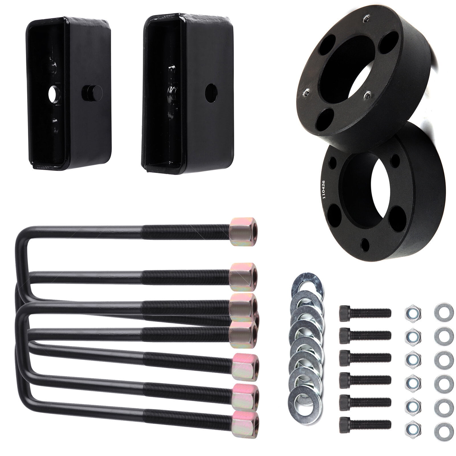 SCITOO Suspension Lift 3 inch Front Leveling Lift Kit Blocks, U Bolts