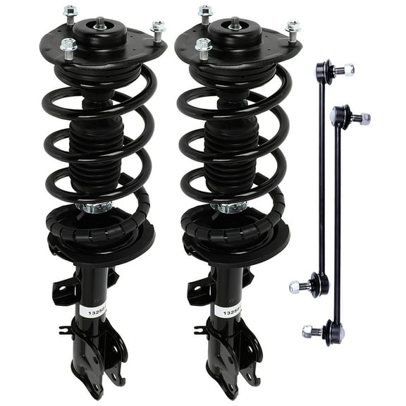 SCITOO Suspension Strut Shock for 2011-2013 for Kia Sorento Front Complete Strut Assembly,Stabilizer Bar Link -4pcs