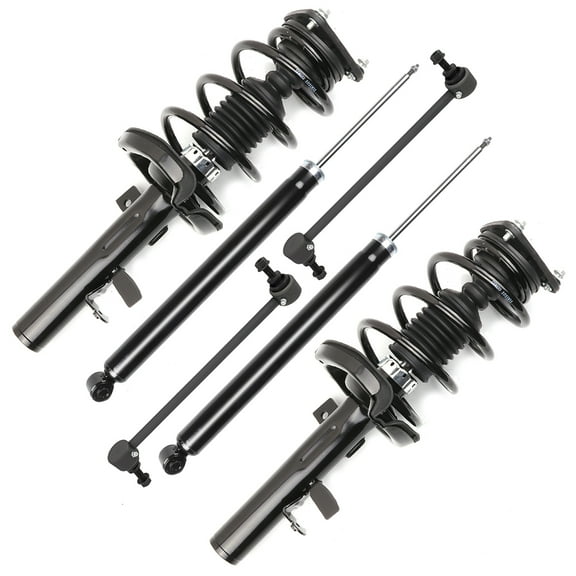 SCITOO Suspension Strut Shock for 2012-2013 for Ford Focus Front Complete Strut Assembly,Rear shock absorber,Stabilizer Bar Link Kit -6pcs