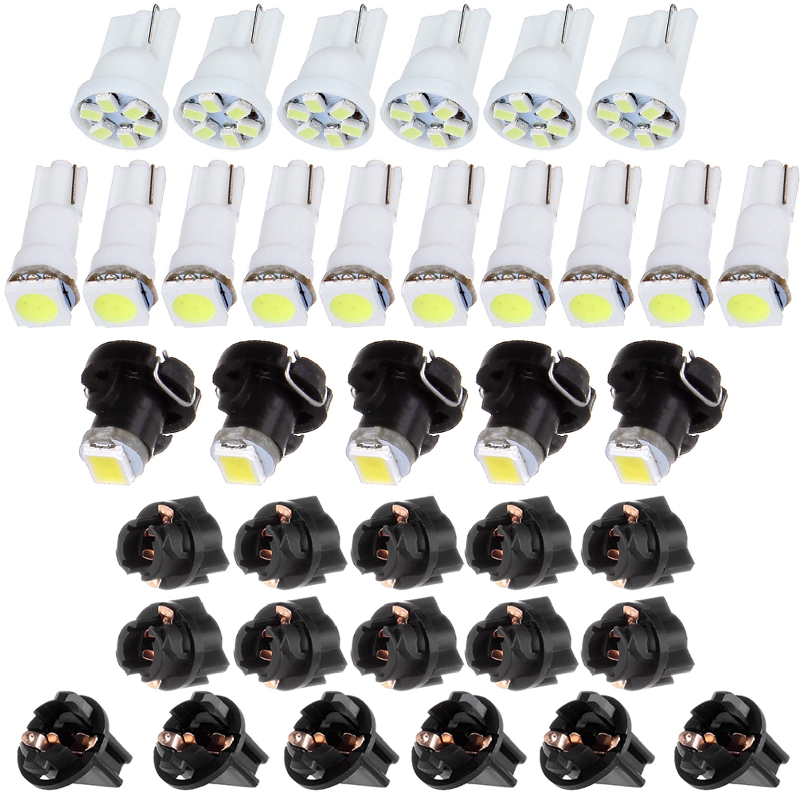 LBRST 10 x T10 6-3020-SMD White 168 Instrument Lights 10 x T10 168 Twist Lock Socket 10 x T5 1-5050-SMD White 74 73 2721 Instrument Lights 10 x T5 74 73 2721 Twist Lock Socket