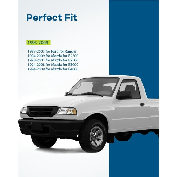 SCITOO Tailgate Handle Exterior Rear Fit 1993-2003 for Ford Ranger (1pc)