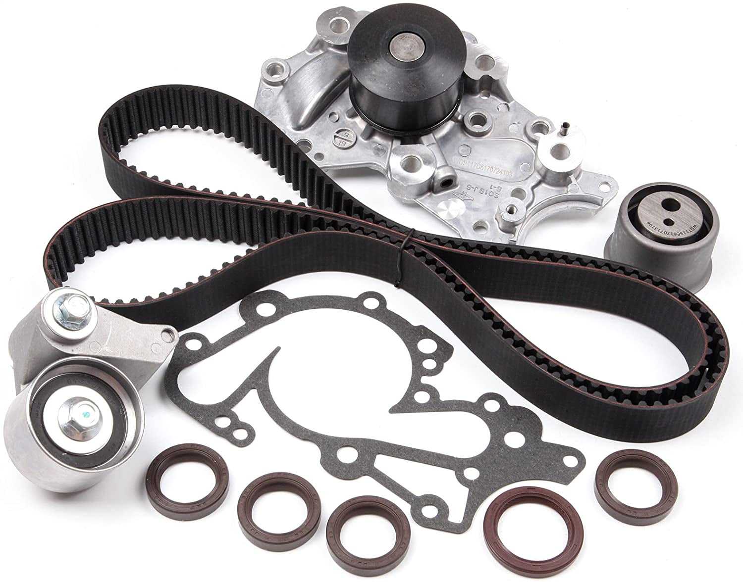 SCITOO Timing Belt Kit Water Pump V-Belt fit 07-09 HYUNDAI SANTA FE ENG ...