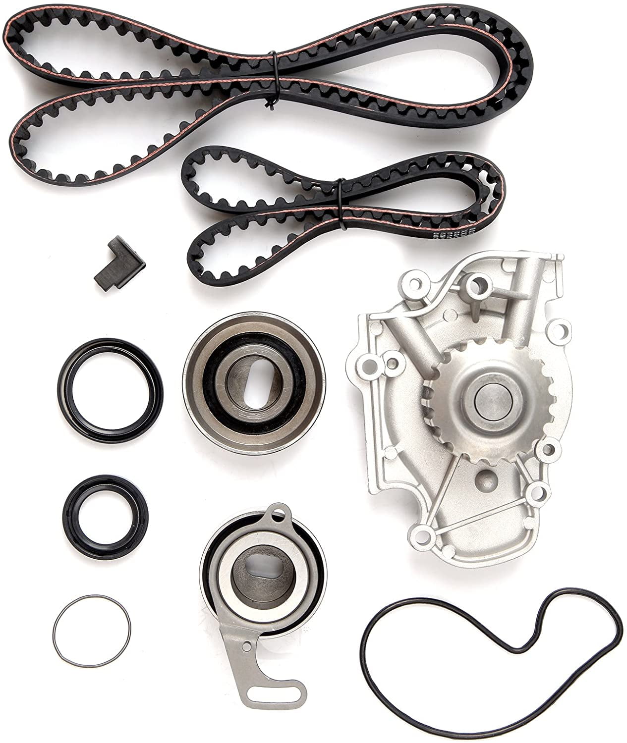 SCITOO Timing Belt Water Pump Tensioner Kit Fits 1990-1997 for Honda for  Accord 1995-1997 for Honda Odyssey 1992-1996 for Honda Prelude 1996-1997  for Isuzu Oasis