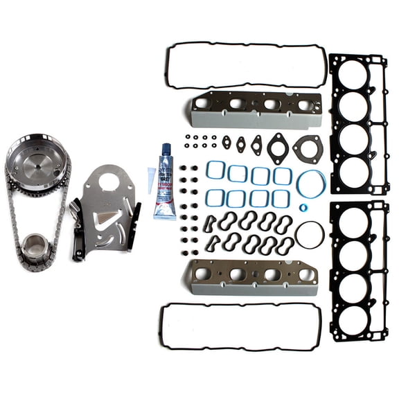SCITOO Timing Chain Kit fits for 2009-2010 for Jeep for Chrysler for Dodge Grand for Cherokee 300 Challenger Charger 5.7L
