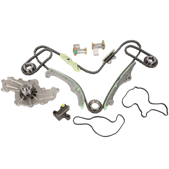 SCITOO Timing Chain Kit suitable for Ford Edge,Flex,Fusion,Taurus,Taurus X,for Lincoln MKS,MKT,MKX,MKZ,for Mazda 6,CX-9,for Mercury Sable 2007-2011 AT4Z-6306-A,7T4Z-6256-A,7T4Z-6268-CA,AT4Z-6268-C