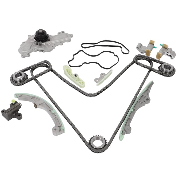 SCITOO Timing Chain Kit suitable ford Edge,Flex,Fusion,Taurus,Taurus X,for Lincoln MKS,MKT,MKX,MKZ,for Mazda 6,CX-9,for Mercury Sable 2007-2011 7T4Z-6256-A,7T4Z-6K254-AA,7T4Z-6K254-BA