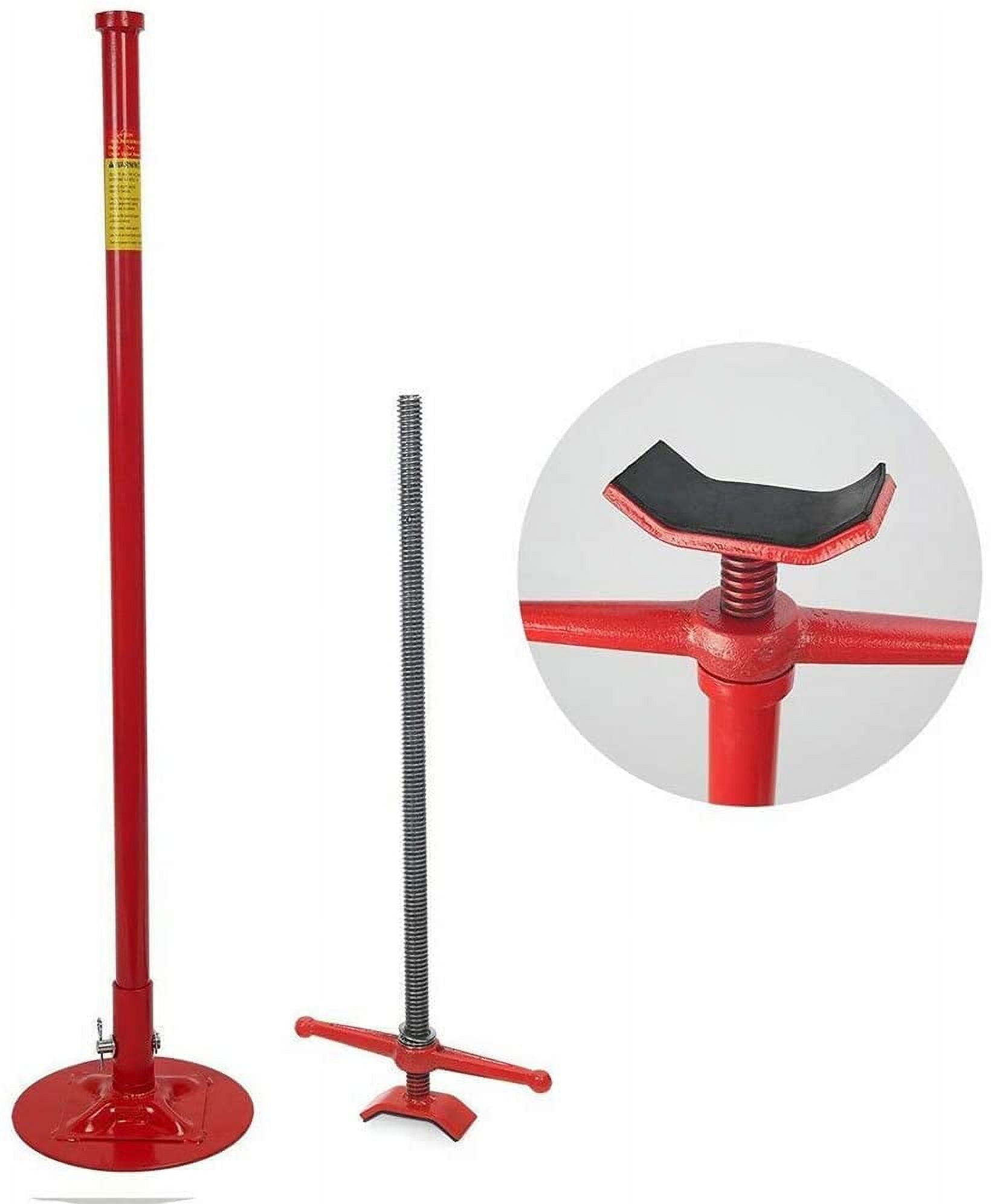 SCITOO Twist Jack 80" Support Hoist Lift Kit Floor Car Stand Mount Screw 1/2 Ton