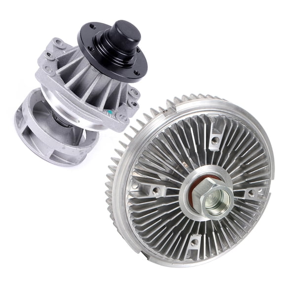 SCITOO Water Pump Engine Cooling Fan Clutch Kit for BMW 325Ci 330Ci X5 325i 325xi 330i 330xi 525i 530i Z3 323Ci 323i 328Ci 328i 528i 323is 328is M3 325is 525iT 2.5L 3.0L 2.8L 3.2L