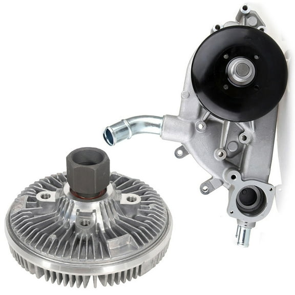 SCITOO Water Pump Engine Cooling Fan Clutch Kit for Cadillac for Chevrolet for GMC for Hummer Escalade EXT Avalanche 1500 Express 1500 Express 2500 Express 3500 Silverado 1500 5.3L 4.8L 6.0L 5.3L 4.8L