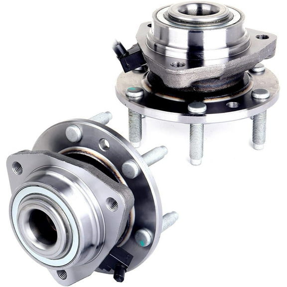 SCITOO Wheel Bearing and Hub Replaces 513188 Front fit for Chevrolet Trailblazer 2002 - 2009, for Isuzu Ascender 2003 - 2008, for GMC Envoy 2002 - 2009 Hub Bearing Assembly 6 Lugs W/ABS [2pc]