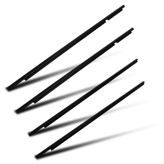 SCITOO Window Molding Trim for Toyota Land Cruiser Prado 120 2003-2009,for Lexus for GX470 OEM 75711-60061,75712-60061,75721-60061,75722-60061 Weatherstrip Window Seal for Enhanced Weather Protection