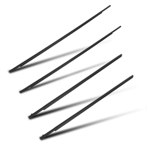 SCITOO Window Molding Trim for Toyota for Sienna 2011-2020 4pcs OEM 6816008020 6821008020 6818008020 6823008020 Black Premium Weatherstrip Window Seal for Enhanced Weather Protection