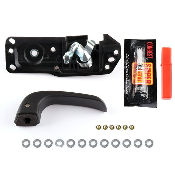 SCITOO Door Handle Repair Kit Interior Driver Left Side fit 2007-2014 for Chevy Silverado for GMC Sierra 2500 3500 HD Texture Black