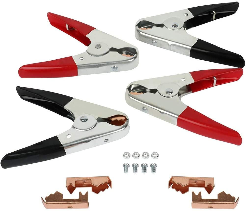 SCITOO Jumper Cable Clamps Replacement Heavy Duty Battery Booster Cable Parrot Clamps Heavy Duty Jumper Replacement Red and Black Set 1100AMP 4 PCS Walmart