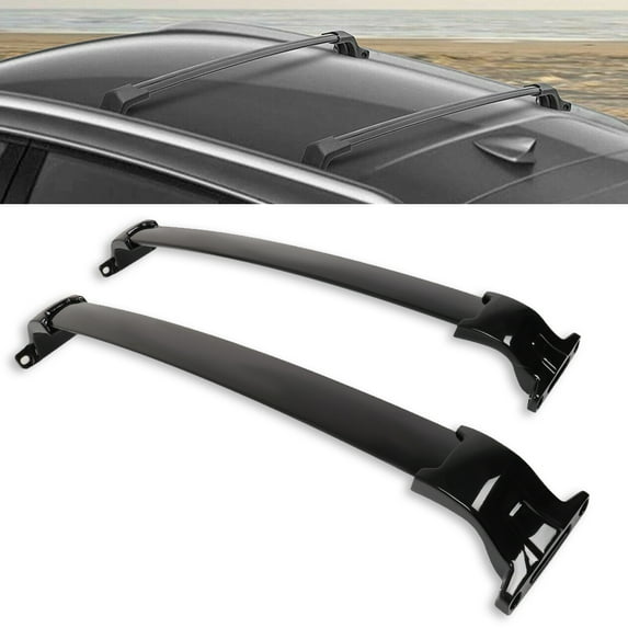 SCITOO Roof Rack Cross Bars Baggage Carrier for Buick Envision 2016-2020 Black Roof Top Rack Luggage Carrier 165LBS (Only Fits with Other Roof Rails)