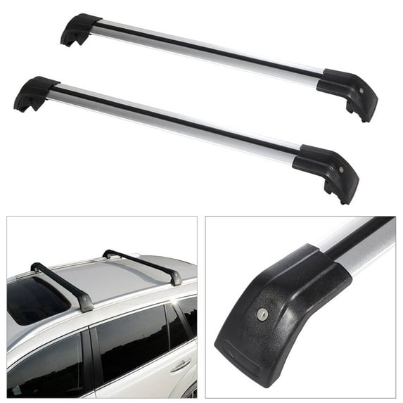 SCITOO Roof Rack crossbars Fit for Mistubishi Outlander 2013-2021 (Factory Original Roof Side Rails Needed),Cargo Carrier Kayak Rooftop Luggage Crossbar Max Load 150LBS