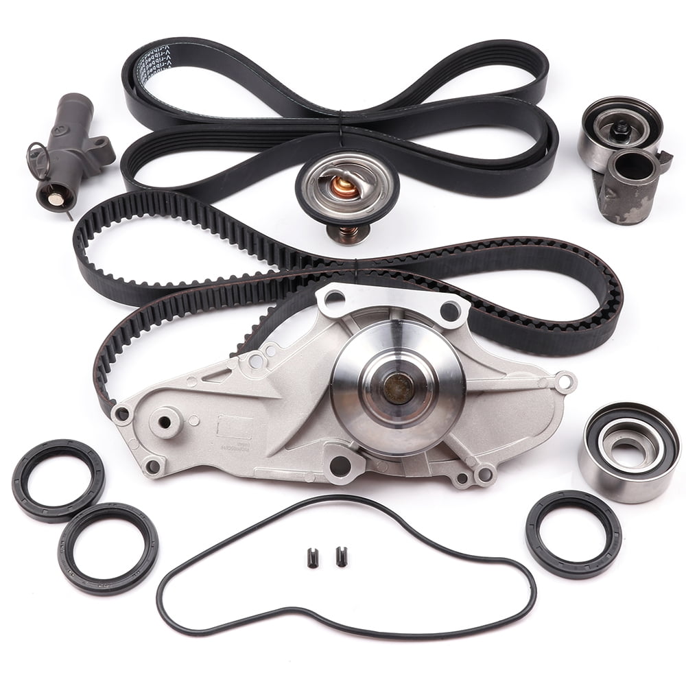 SCITOO TKH-002C TKH002C Engine Timing Belt Kit Fits for 03-13 for Acura MDX 13-14 for Acura RDX 05-12 for Acura RL 04-14 for Acura TL 03-14 for Honda for Accord 05-14 for Honda Odyssey