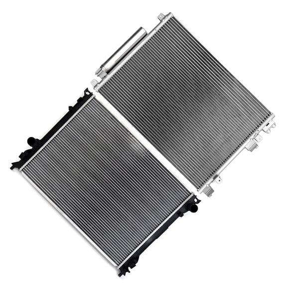 SCITOO fit 3237 Condenser and fit 13157 Radiator Fit 2012-2014 for Chrysler for 300 3.6L 2011-2014 for Dodge for Challenger 5.7L 2015-2016 for Dodge for Challenger 6.4L for Charger 3.6L