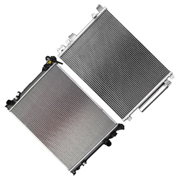 SCITOO fit 3237 Condenser and fit 2767 Radiator Fit 2005-2009 for Chrysler for 300 5.7L 2006-2009 for Dodge for Charger 5.7L 2005-2008 for Dodge for Magnum 5.7L