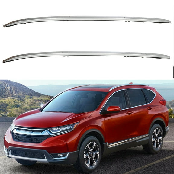 SCITOO fit for Honda CR-V 2017 2018 2019 Aluminum Alloy Silver Roof Top Side Rails Set Rock Rack Side Rails