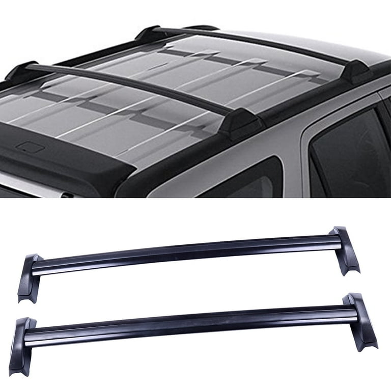 Honda CR-V Roof Rack Cross Bars - ACE-2 Model Black Aluminum Bars For 2002-2006 Models