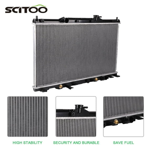 SCITOO Radiator Compatible with 2002 2003 2004 2005 2006 for CR-V CU2443
