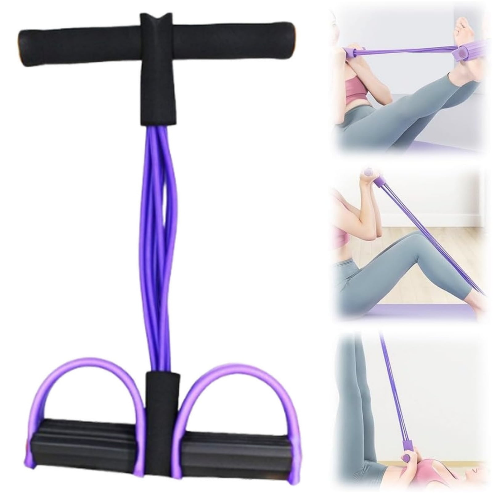 PEDIMEND Yoga Silicone Pull Rope - Resistance Band Exercise Rope - Elastic Fitness Pull Rope For Slimming, Bodybuilding, Yoga, Gym - Fitness Equipment