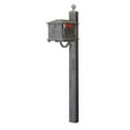 thumbnail image 1 of SCK-1017-SPK-710-SW Kingston Curbside with Springfield Mailbox Post, Swedish Silver, 1 of 1