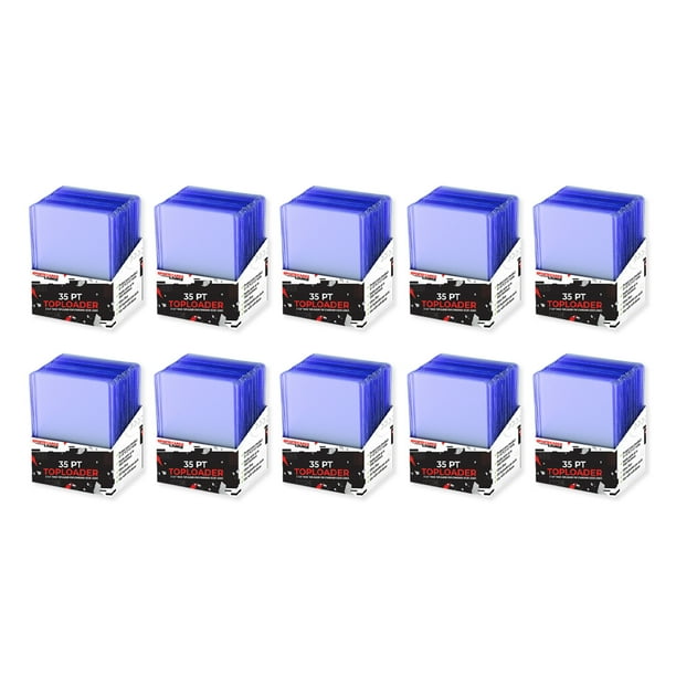 SCL Supply 3x4 35pt Toploaders 10 pack (250 ct) for Baseball, Football
