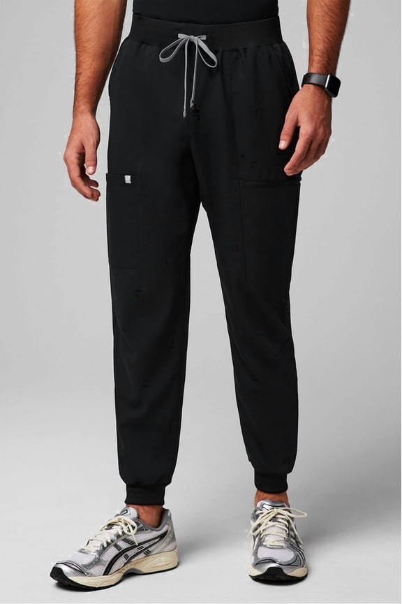 Men's All-Shift Scrub Jogger - 4-Way Stretch, Breathable, Lightweight, Mid-Rise, Semi-Slim Fit (Extended Sizes Available)