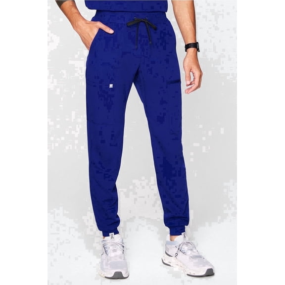 Fabletics Men's All-Shift Scrub Jogger - 4-Way Stretch, Breathable, Lightweight, Mid-Rise, Semi-Slim Fit (Extended Sizes Available)
