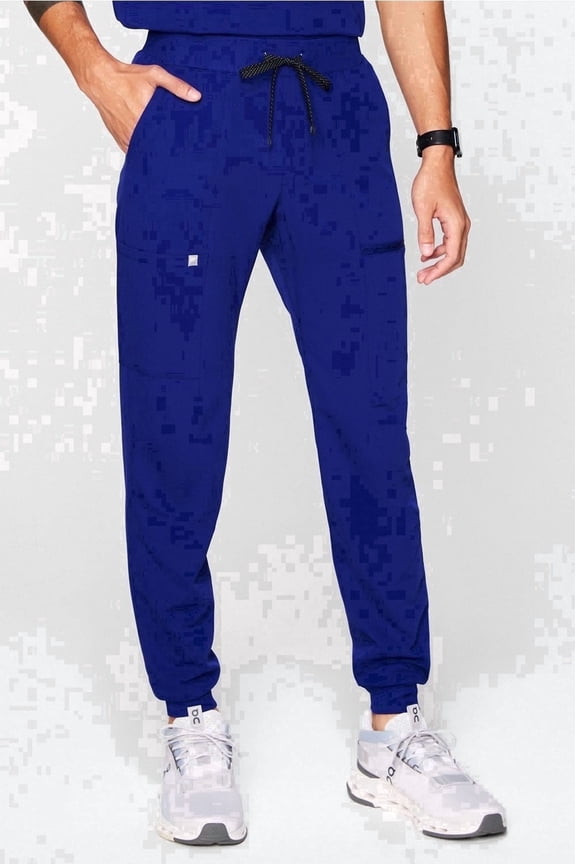 Men's All-Shift Scrub Jogger - 4-Way Stretch, Breathable, Lightweight, Mid-Rise, Semi-Slim Fit (Extended Sizes Available)