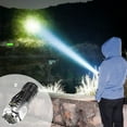 thumbnail image 1 of SCNOR 2000 Lumen USB Rechargeable Flashlight, IPX6 Waterproof Magnetic Flashlight with Clip, 5 Modes LED Tactical Flashlight for Camping Emergency Work Light, 1 of 9