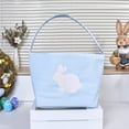 thumbnail image 1 of SCNOR Blue Easter Bunny Basket for Ki-ds - Easter Candy Bag, Bunny Handheld Treat Holder for Easter Egg Hunts, Easter Decorations & Gift, 1 of 6