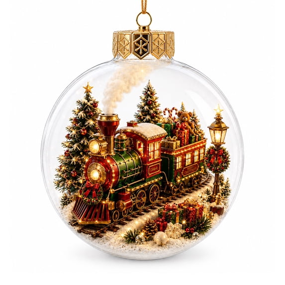 SCNOR Christmas Ornaments Ball,Christmas Tree Decorations Kit,Hanging Decor for Tree, Window and Mantel,3.94 Inch