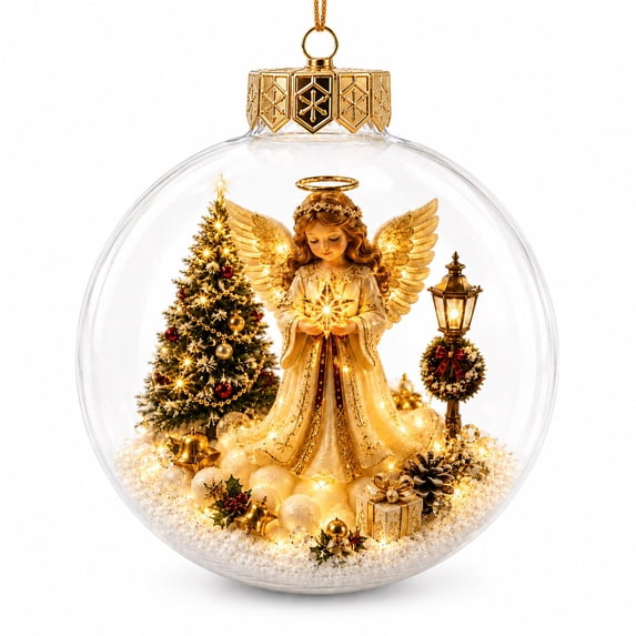 SCNOR Christmas Ornaments Ball,Christmas Tree Decorations Kit,Hanging Decor for Tree, Window and Mantel,3.94 Inch