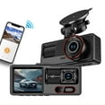 thumbnail image 1 of SCNOR Dual Dash Cam Front and Inside 1080P with WiFi, 3" Touchscreen, Parking Mode, Night Vision, for Uber Lyft Rideshare, Loop Recording, 1 of 8
