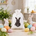 thumbnail image 1 of SCNOR Easter Treat Bags, Brown Polyester Favor Bags 6x4 Inches for Candy, Reusable Goody Bags for Easter Party Favors, Egg Hunt & Sch-ool Events, 1 of 6