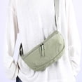 thumbnail image 1 of SCNOR Green Nylon Crossbody Bag - Multi-Compartment, Lightweight & Anti-Theft Zipper, Durable Small Bag for Daily Use/Gym/Errands, Suitable for Office Workers/Stu-dents, 1 of 6