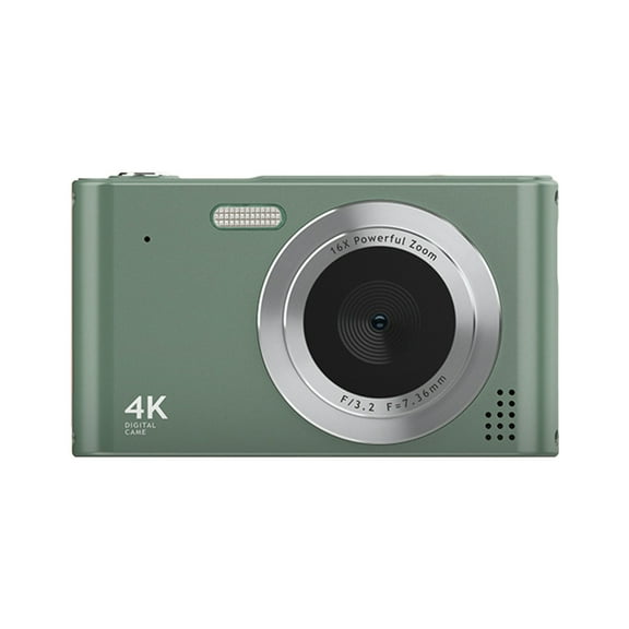SCNOR HD 4K Digital Video Cameras,16x Zoom,8MP,Portable Camera,2.4 inch LCD Screen,Green