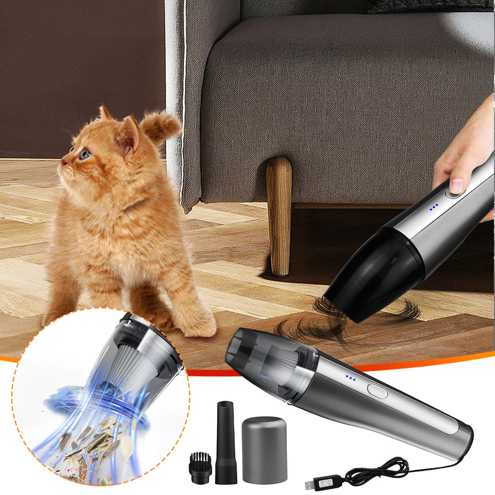 Worx 20V Power Share Cube Vac Compact Cordless Vacuum with Battery Charger Walmart