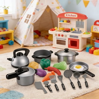 Little Tikes Cook 'n Grow 8-Piece BBQ Grill Playset, Model 633904M